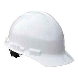 Radians Granite Cap Style Hard Hat - 6-Point Pinlock - White