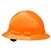 Radians Full Brim Hard Hat 6-Point Ratchet - Hi-Viz Orange