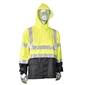 Radians Class 3 Fortress Rain Jacket, Green - 5XL