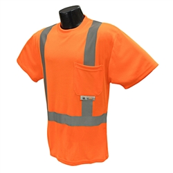 Radians Class 2 Mesh T Shirt, Orange - Large
