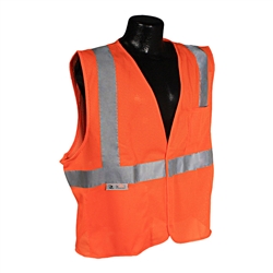 Radians Class 2 Safety Vest, Orange - 3XL