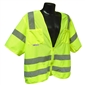 Radians Class 3 Type R Mesh Vest w/ Zipper, Green - Medium