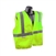 Radians Class 3 Sleeved Vest with Zipper, Green - L