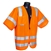 Radians Class 3 Type R Mesh Vest w/ Zipper, Orange - 4XL
