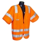 Radians Class 3 Type R Mesh Vest w/ Zipper, Orange - Large