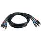 QVS RCA3V-06 6 FT Component Video Cable