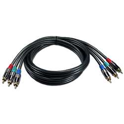 QVS RCA3V-06 6 FT Component Video Cable