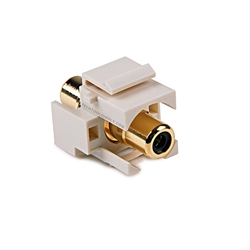 RCA to RCA White Quickport Insert - Black
