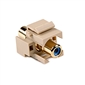 RCA to RCA Ivory Quickport Insert - Blue