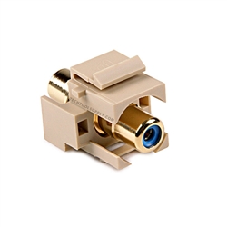 RCA to RCA Ivory Quickport Insert - Blue