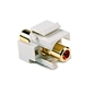 RCA to RCA White Quickport Insert - Red