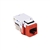 HellermannTyton CAT5e RJ45 Insert - Red