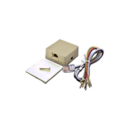 RJ45 Surface Mount Cord & Block Set