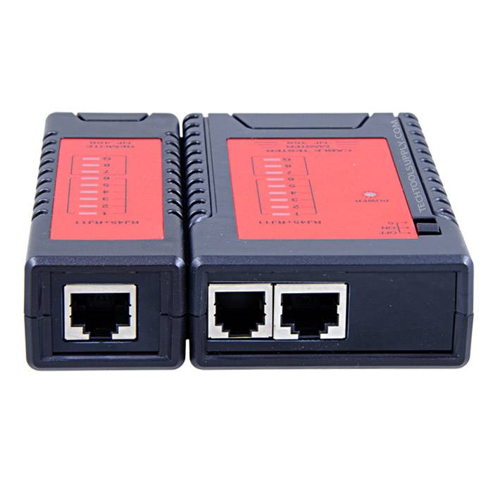 CAT5 CAT6 CAT6e Cat7 Tester/network cable tester with RJ-45 Crimping Tool Combo PrimeCables Network Cable