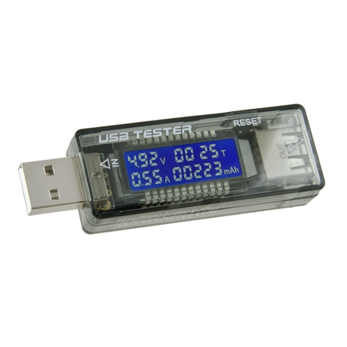 budbringer syg hit USB 3-in-1 Voltage/Current/Capacity Meter