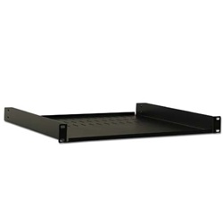 1U Vented Rack Shelf 15.75 Inches Deep