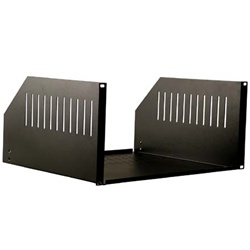 5U Vented Rack Shelf 15.75 Inches Deep