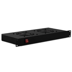 1U Rack Cooling Panel w/2 Fans