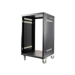 12U Metal Rolling Rack w/Wheels