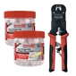 Simply45 Cat6/6a ProSeriesRJ45 Red100pc