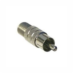 Female F to Male RCA Adapter