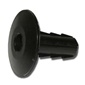 Single Feed-Through Bushing Black - Qty 100