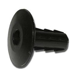 Single Feed-Through Bushing Black - Qty 100