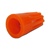 Orange Wire Nut Max 16x3  + 18- 100pk