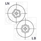 Channell Type LB & LN Combo Slam Lock Key