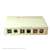 6 Port Surface Mount Box - Ivory