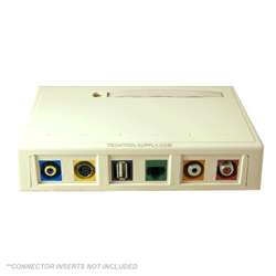 6 Port Surface Mount Box - Ivory