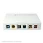 6 Port Surface Mount Box - White