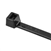 HellermannTyton 50lb 11.75in Black Cable Tie - 100pk