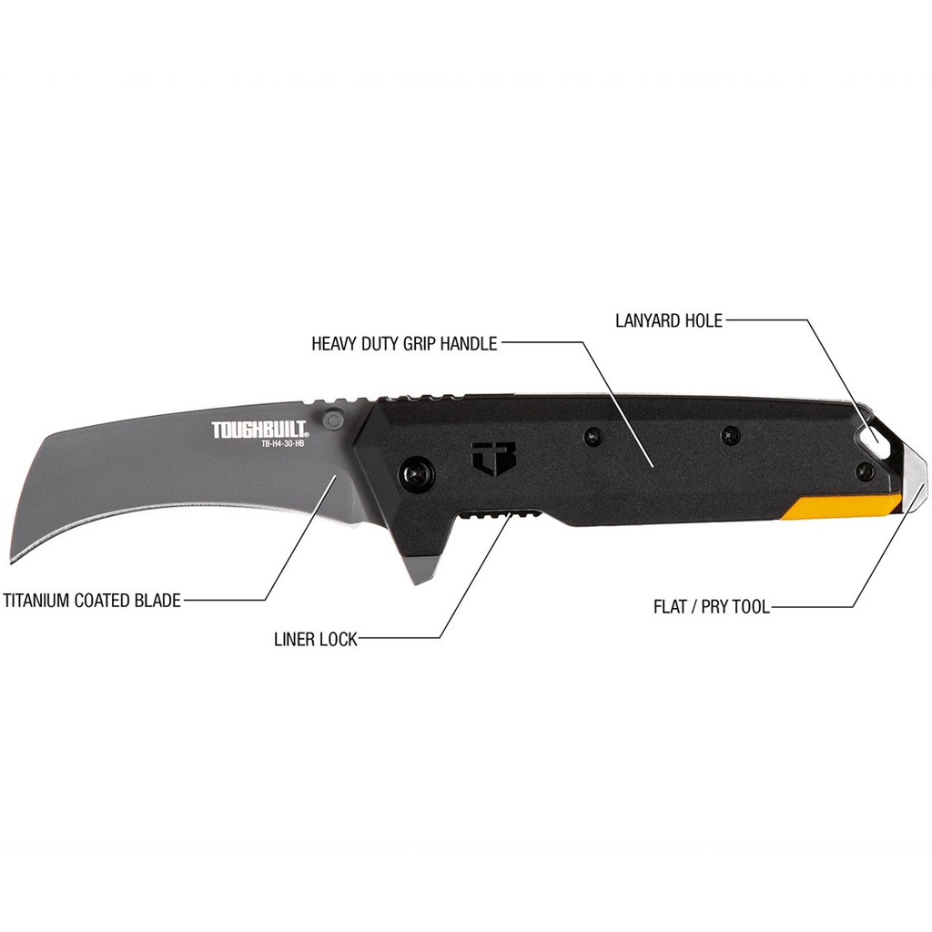 Live - ToughBuilt - Scraper Utility Knife + 5 Blades