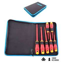 Jonard 7 Piece Insulated Screwdriver Kit with Pouch