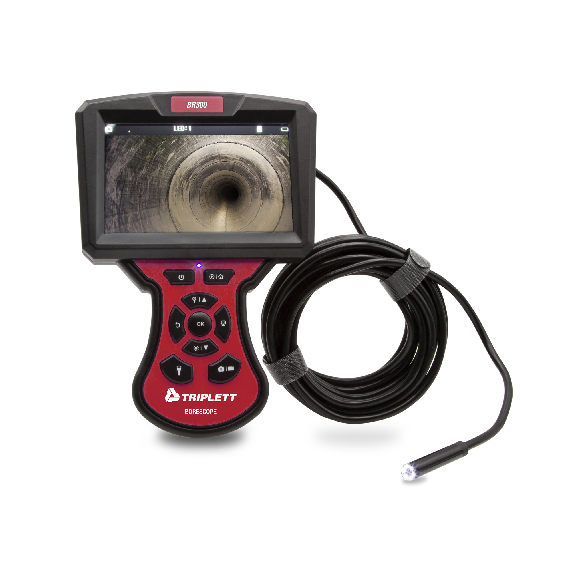 High Definition Borescope Inspection Camera 5.5mm, 5M Cable