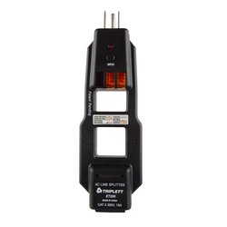 Triplett GFCI Receptacle Tester with AC Line Splitter