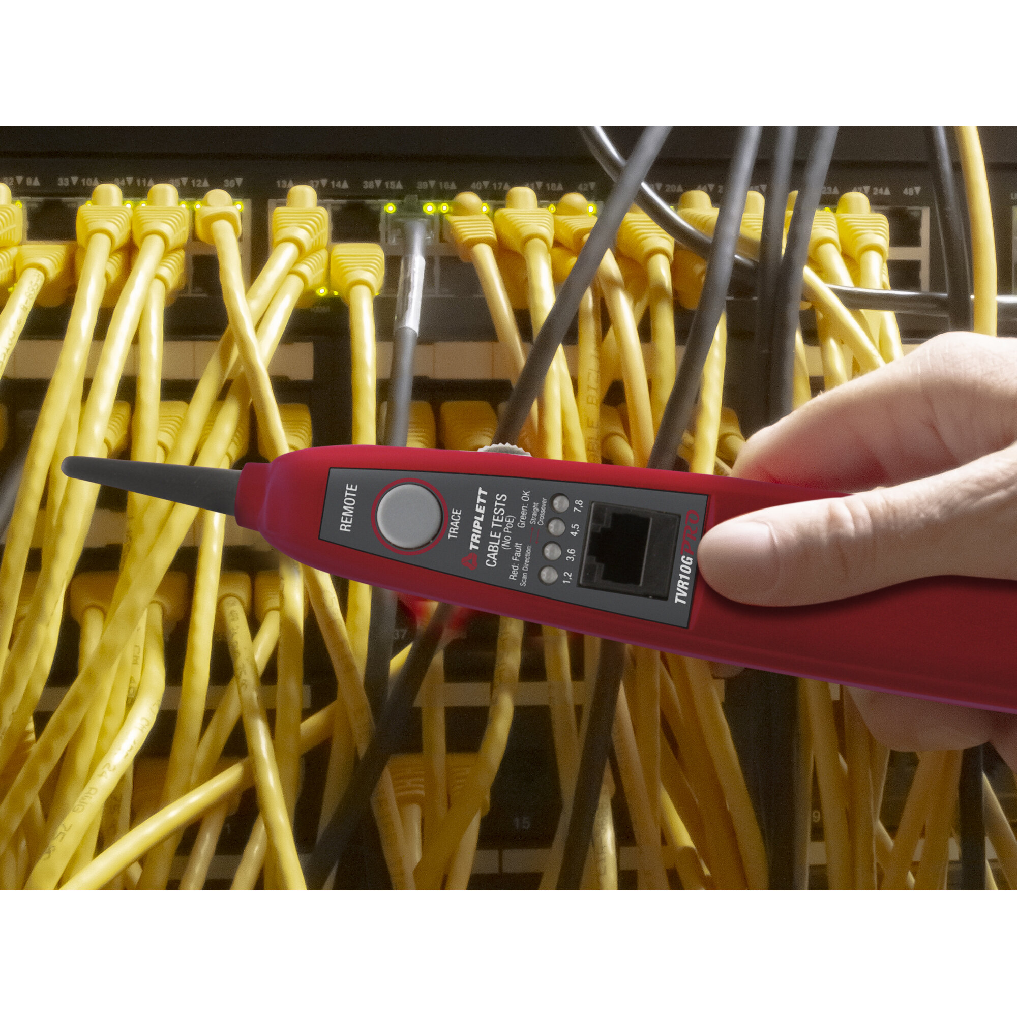 Triplett LAN Network Tester (10/100/1000/10000 MB/s)
