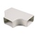 HellermannTyton 3/4" Tee Cover 1" Bend Radius - Bag of 10 - Office White