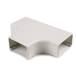 HellermannTyton 3/4" Tee Cover 1" Bend Radius - Bag of 10 - Office White