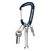 CATV Carabiner Kit with speed wrench, shield key and locking carabiner