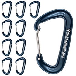 Tech Tool Supply Locking Carabiner 80mm - 10 Pack