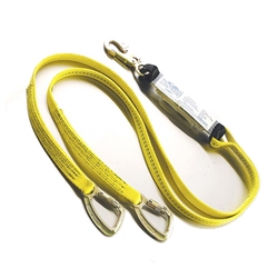 Ultra-Safe Shock Absorbing Y-Lanyard - 1in x 6ft