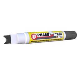 U-Phase Large Permanent Wire Marker - Black