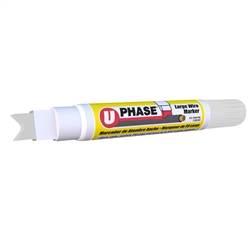 U-Phase Large Permanent Wire Marker - White