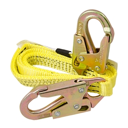 Nylon 1" x 8' Lanyard w/ Locking Snaps