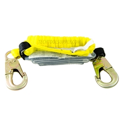 Ultra-Safe Ultra-Stretch Shock-Absorbing Lanyard - 1-1/4in x 6ft