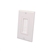 Vanco Decor Style Brush Bulk Plate Single Gang Almond