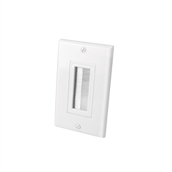 Vanco Decor Style Brush Bulk Plate Single Gang White