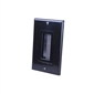 Vanco Decor Style Brush Bulk Plate Single Gang Black